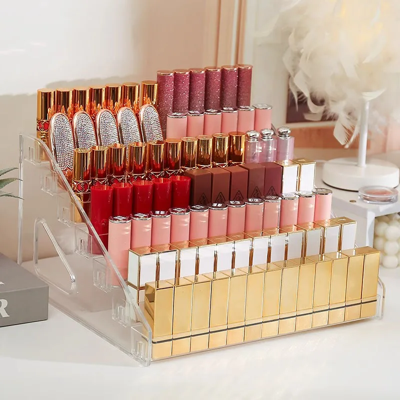 Lipstick Lip Gloss Shelf Air Cushion Powder Blush show finishing table nail eye shadow tray color cosmetics shelf