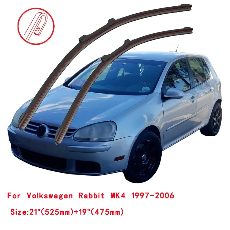 

For Volkswagen VW Rabbit 1997-2011 Car Windshield Wiper Blade Front Windscreen Brushes Washer Accessories Window Cleaning Parts