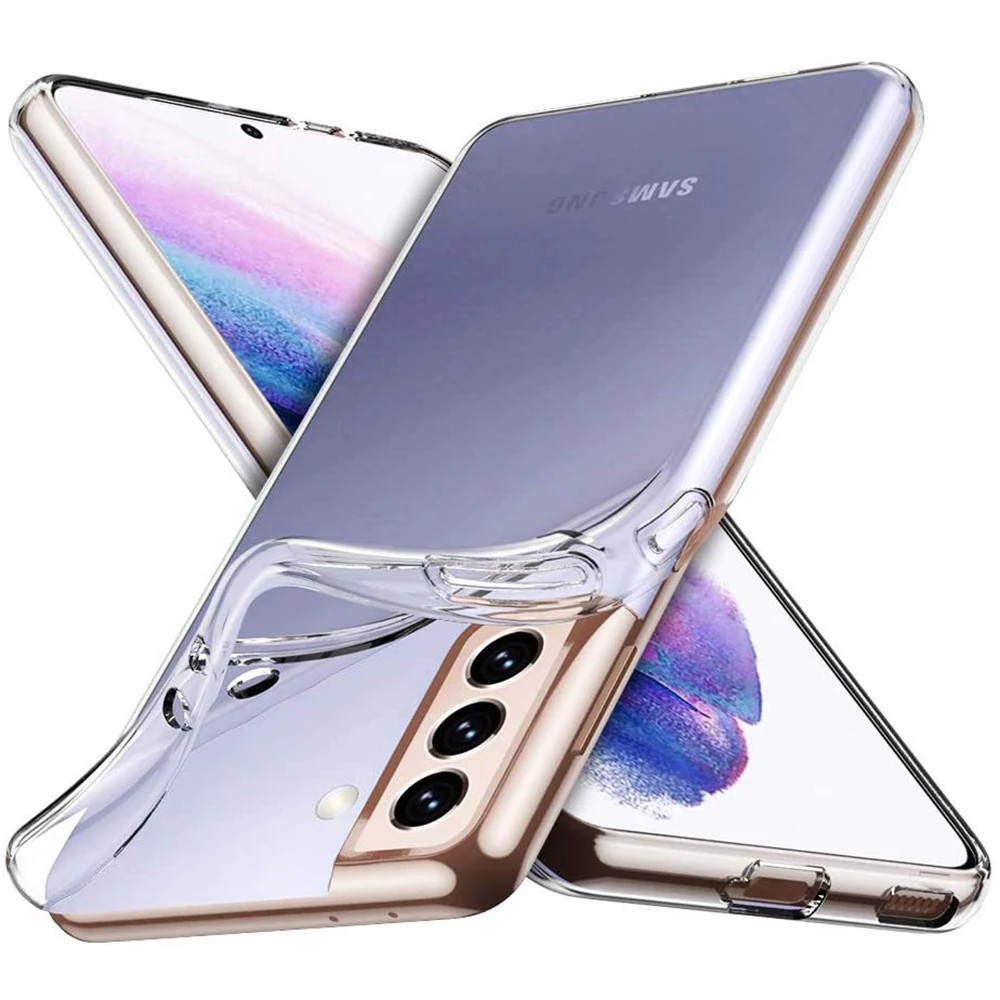 Original ultra dünne klare Hülle für Samsung Galaxy S21 Fe S22 S23 plus S23 Ultra 5G stoß feste transparente Silikon hülle Fundas