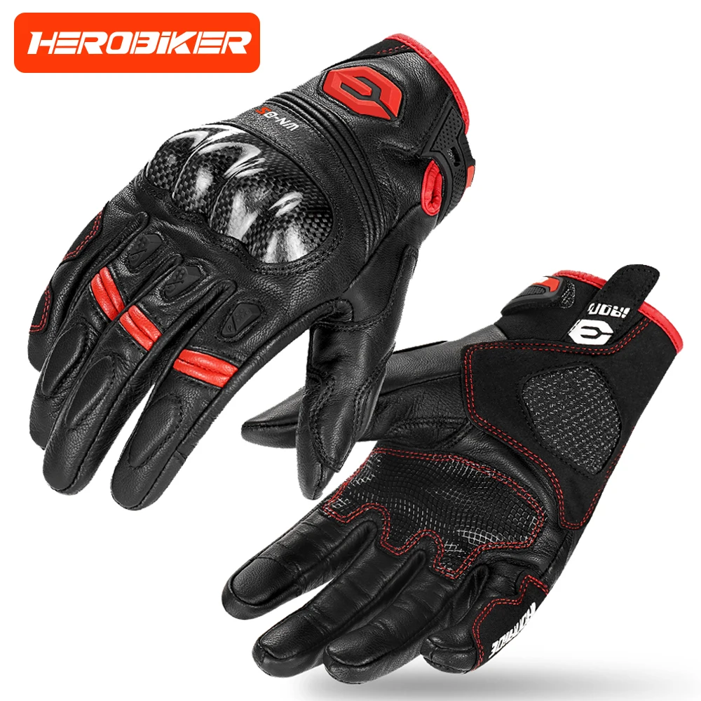 

Clearance Motorcycle Gloves Touch Screen Non-slip Four Seasons Riding Gloves Warm Windproof Motocross Protective Gloves