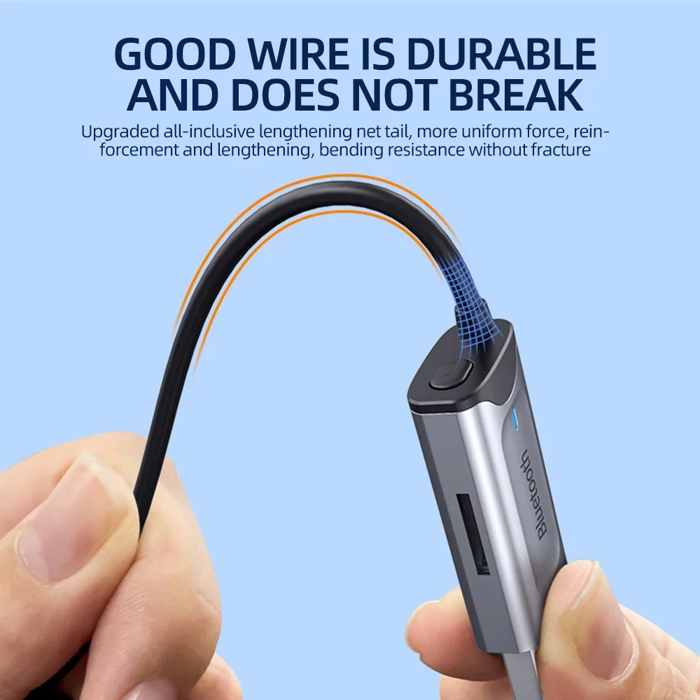 Aux USB Bluetooth 5,3 Adapter Dongle Kabel Für Auto 3,5mm Jack Aux Bluetooth Wireless Receiver Lautsprecher Audio Musik Empfänger