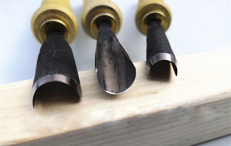 U Type Woodworking Trimming Knife Hand Wood Carving Knives 6MM 9MM 12MM 15MM