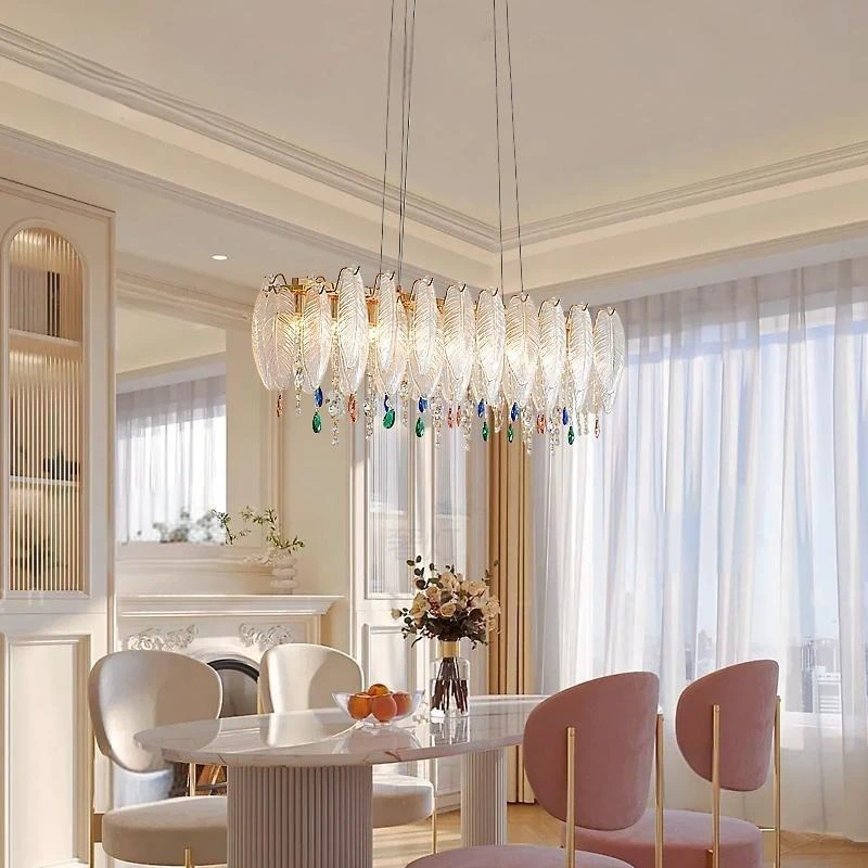 Luxury Crystal Led Chandelier - Round Ceiling Light For Bedroom, Living Room, Dining Room | Italian Modern Design