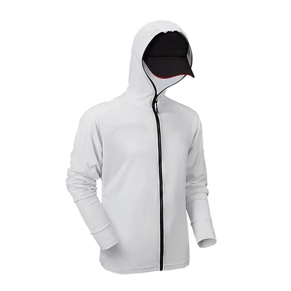 Fishing Shirt Summer Sun Protection Long Sleeve Fishing Jerseys Breathable Professional Men Fishing Clothing Hooded