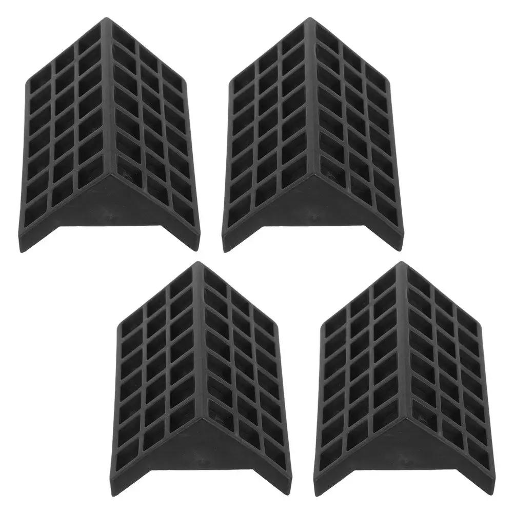 

4 шт. черных защитных уголков для стола для пинг-понга, для использования в помещении, прочные пластиковые защитные уголки, не требуют инструментов, простая установка