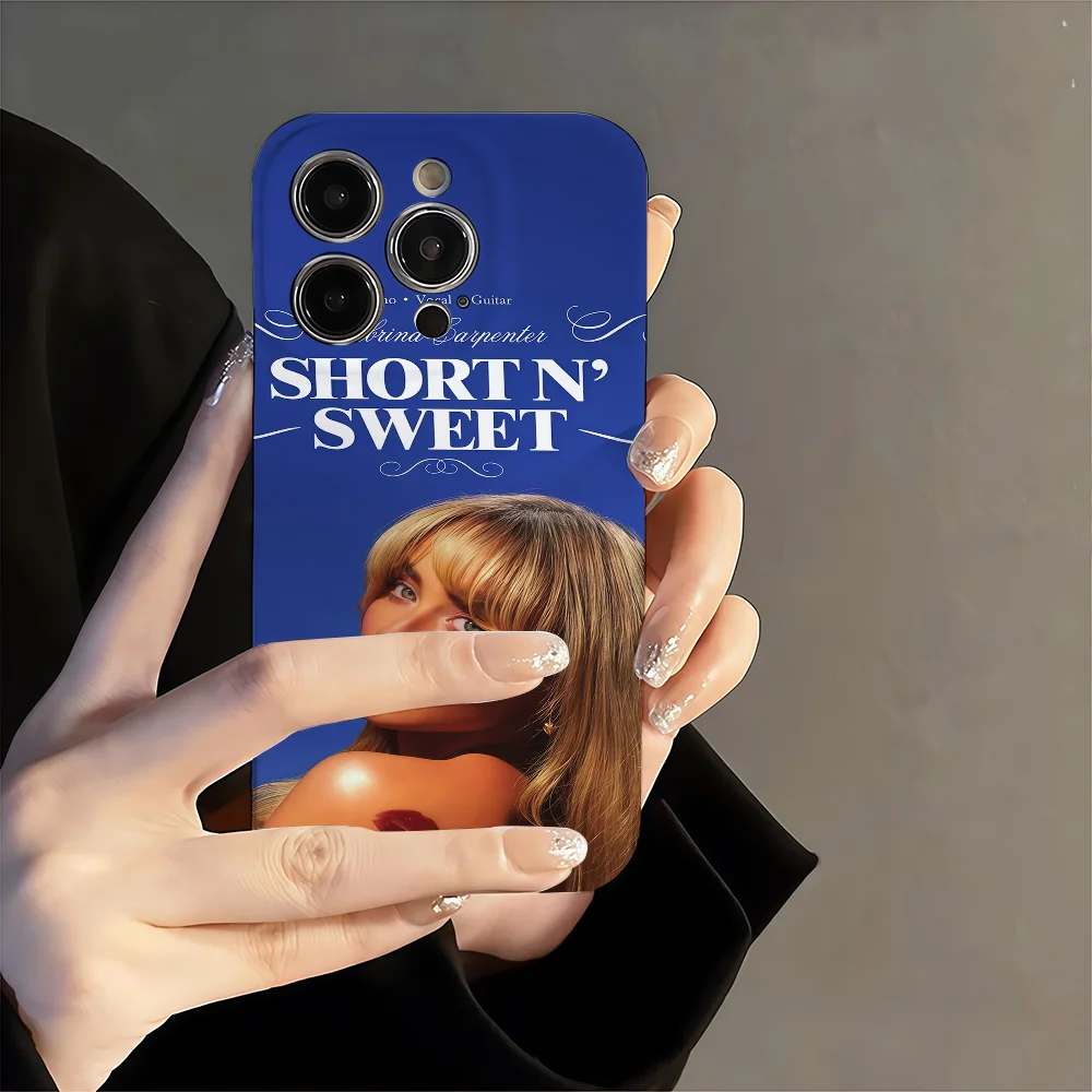 Heißer Sänger S-Sabrinaes Carpenters Telefon Fall Für Samsung S24 S23 A54 55 53FE Ultra Plus 4G 5G Präzise Loch Passenden Film Abdeckungen
