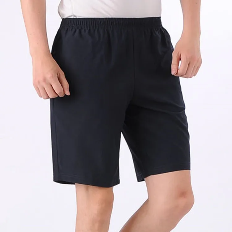 아이스 실크 캐주얼 반바지 남성용 루즈핏 5인치 로우 웨이스트 스트레이트 레그 여름 패션 어반 스타일 코튼 레저 팬츠