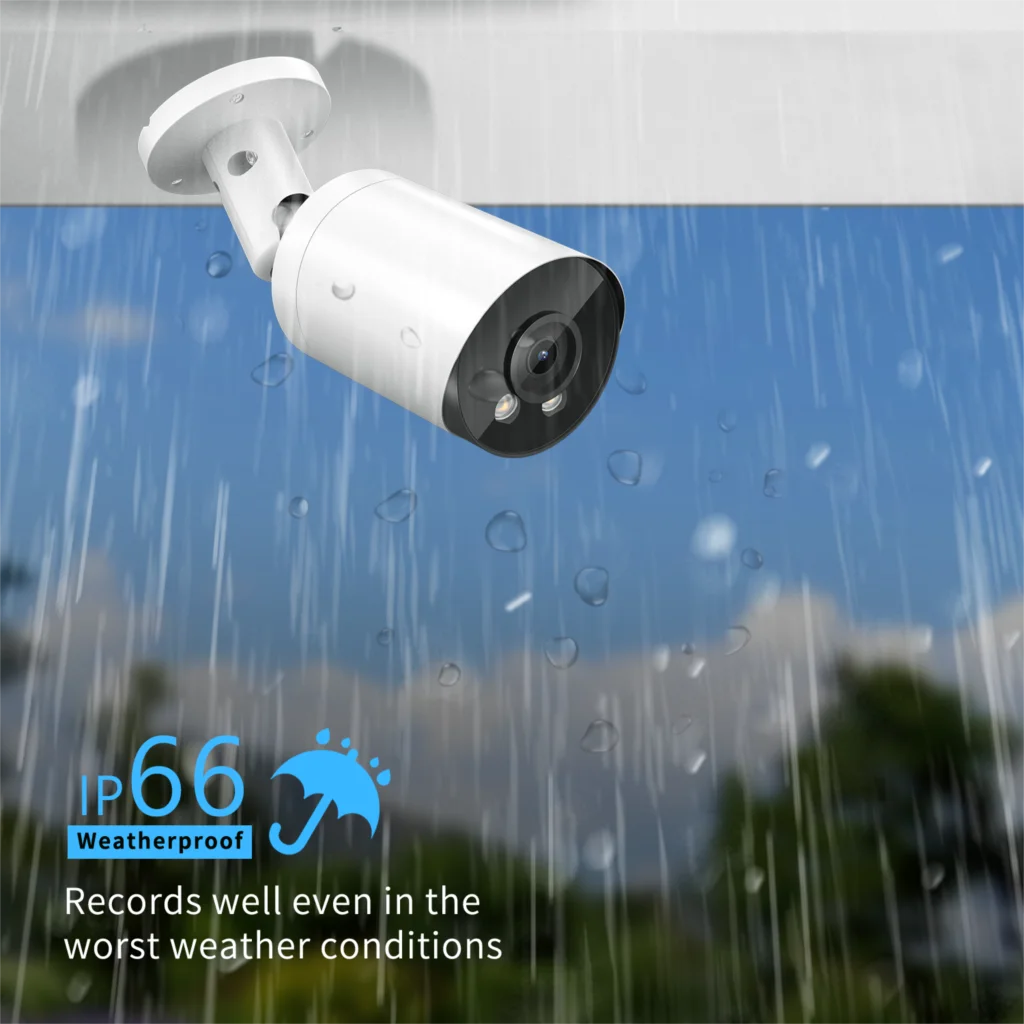 4K 8mp Hik Compatibele Bullet Ip Camera Ir30 M Ingebouwde Mic Bewegingsdetectie Externe Sd Slot Optionele Poe Beveiligingscamera