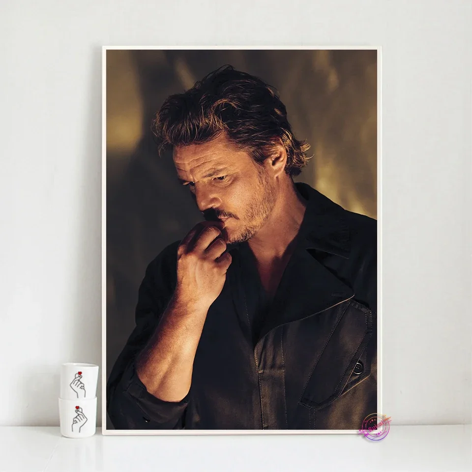 بيدرو باسكال ملصق جدار ديكور ستار قماش الفن الحرير يطبع للمقهى عنبر فتاة غرفة الديكور اللوحة هدية #4