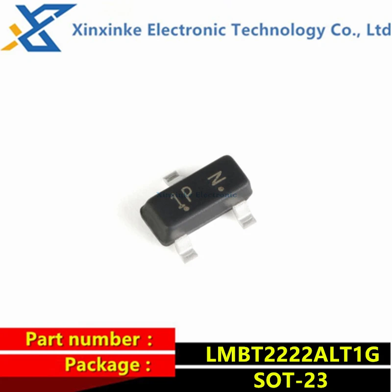 

100PCS LMBT2222ALT1G Marking：1P SOT-23 NPN Transistor 40V/600mA