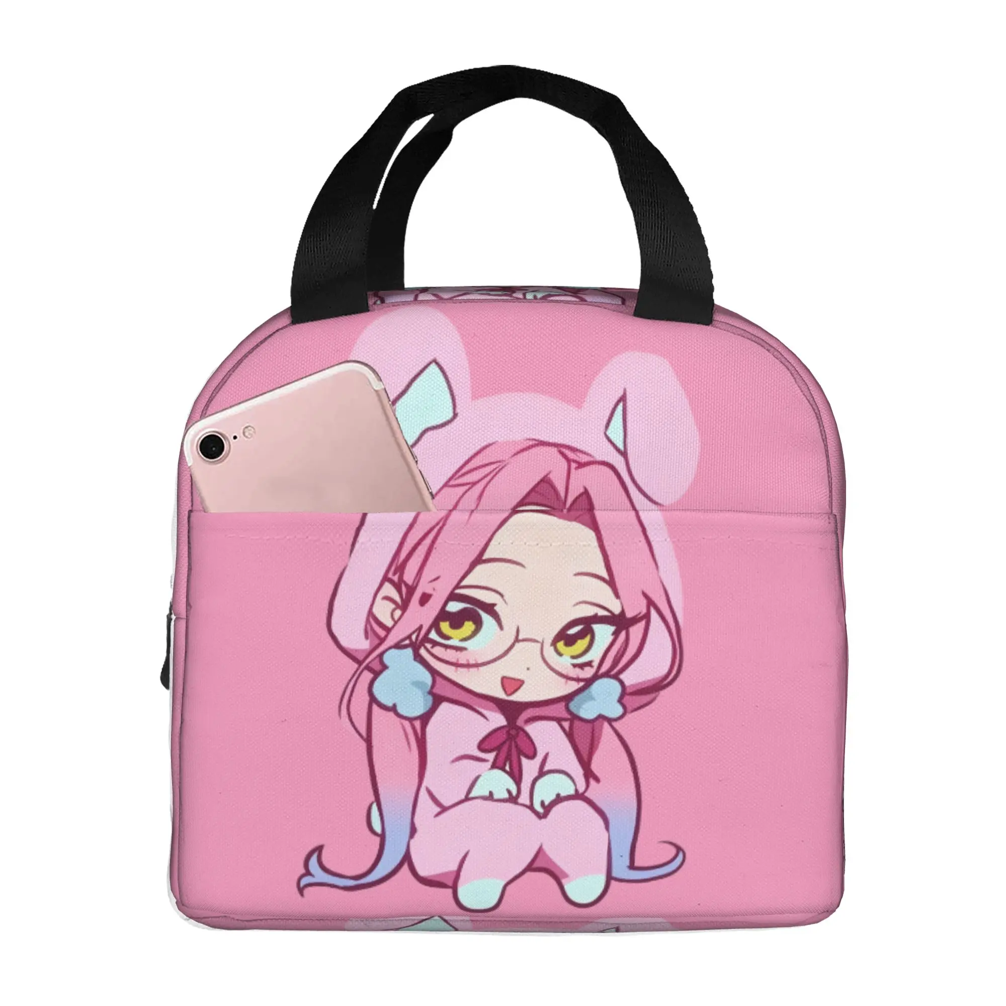 Aliens Stages Insulated Lunch Bag for Women Leakproof Adorable Cartoon Cooler Thermal Lunch Tote Office Picnic Travel