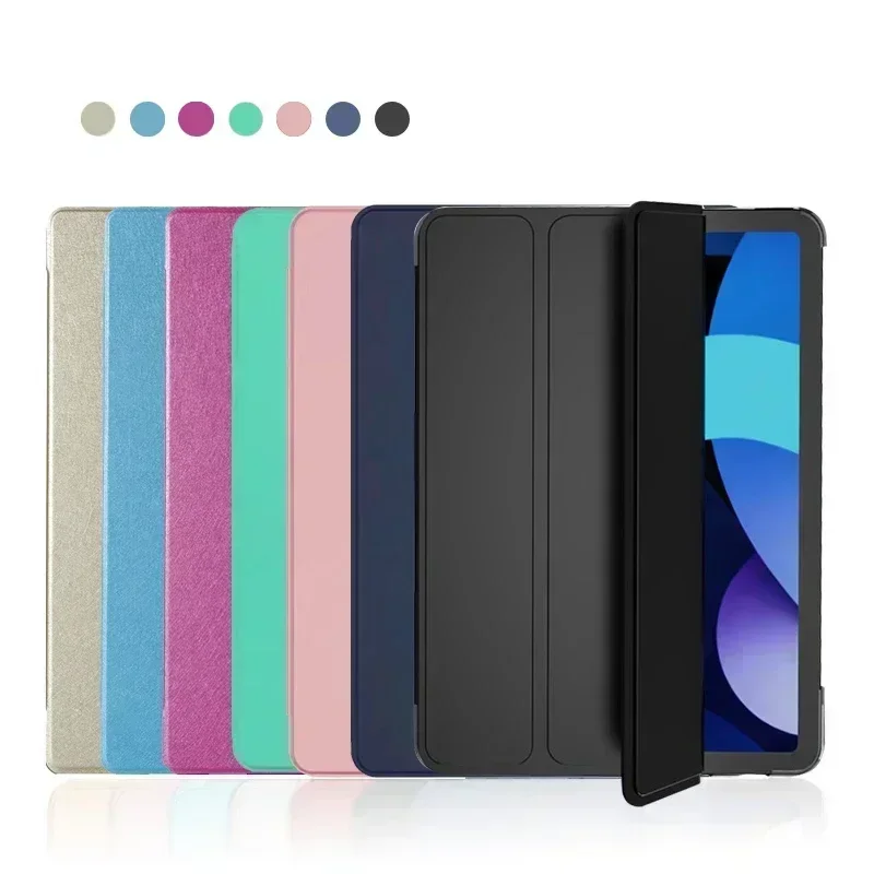 Funda para Apple iPad 2 3 4 5 6 7 8 9 10,2 10th generación 10,9 ''9,7 mini 4 5 funda para tableta de cuero PU funda triple para dormir inteligente