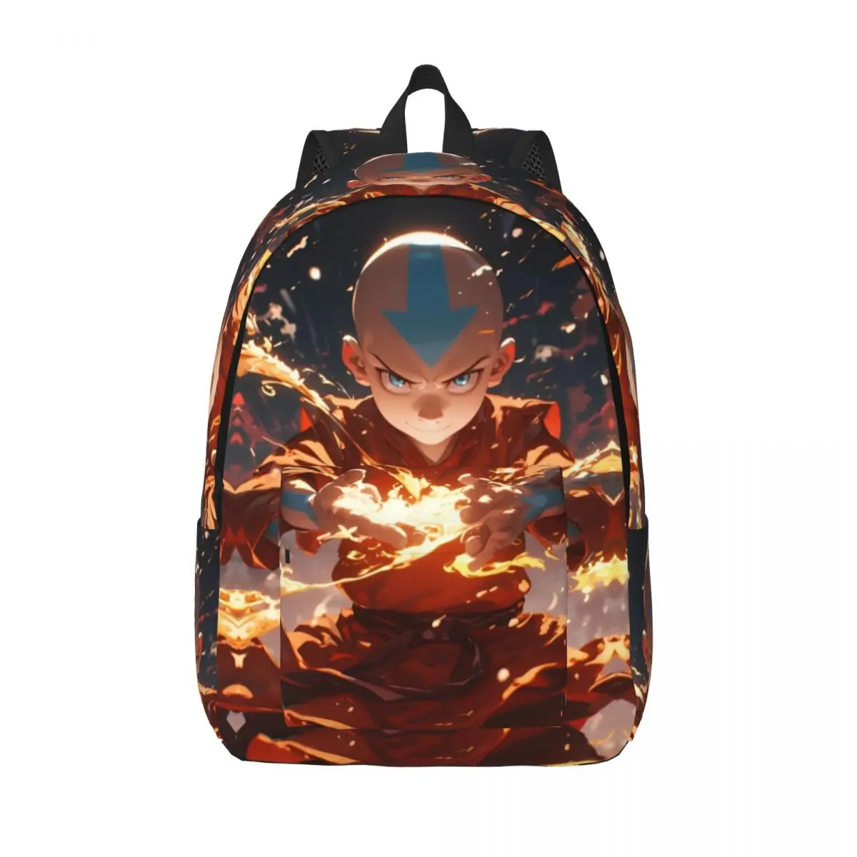 Avatar The Last Airbender Bookbag, Fan Art Mochila, Presente do Estudante da Escola Superior Médio, Mochila de Lona Adolescentes