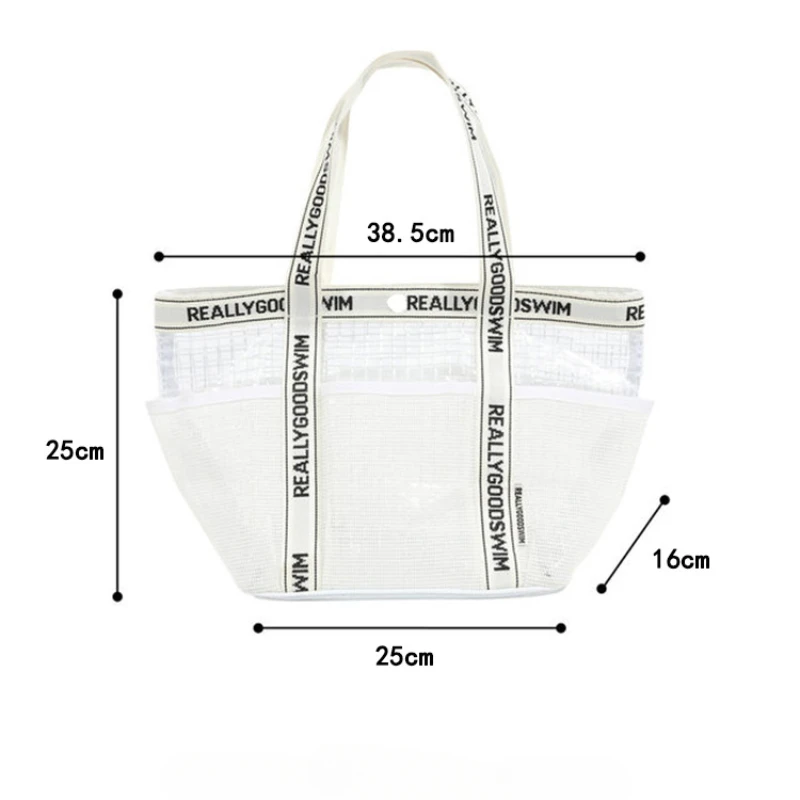 Korea Swimming Bag Dry and Wet Separation Large-capacity Multi-pocket Travel Wash Storage Portable Net Bag Waterproof Beach Bag