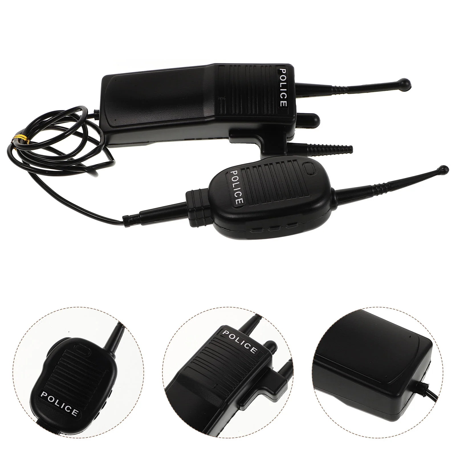 

Simulated Police Walkie-talkie Fake Radio Makeup Costume Props Accessories for Kids Plastic Child