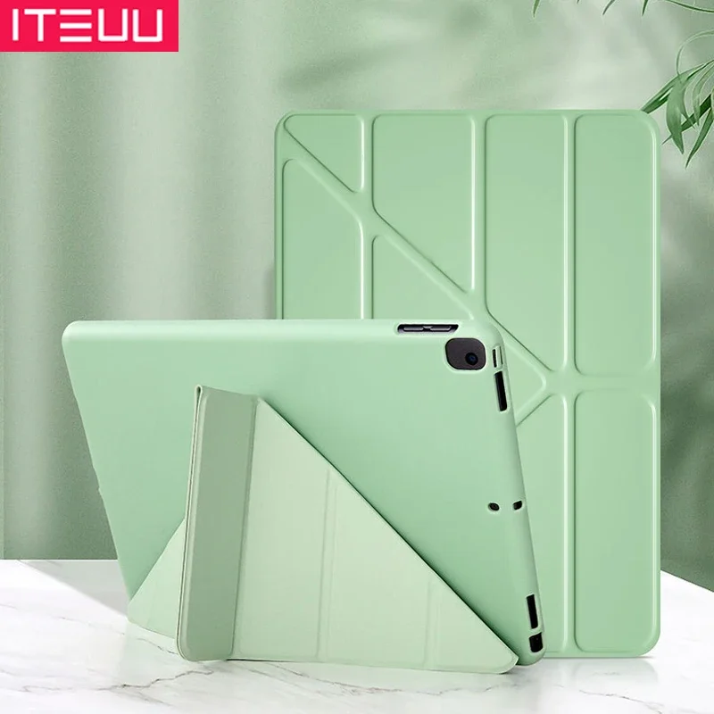 Flip Cover Case For Apple iPad Air Pro MINI 3 4 5 6 7 8 9 10 11 12.9 13 inch Leather Sleeve Stand Auto Sleep Wake Shockproof