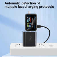 Type-C/USB Voltage Meters Current Voltage Capacity Battery Tester Digital Volt Ammeter Detector Power Bank Charger Indicator
