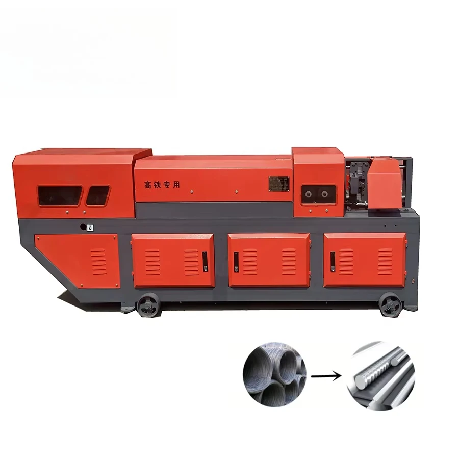 12mm 14mm 16mm Steel Wire Straightening Machine Iron Straightening And Cutting Machine