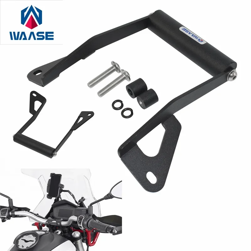 

waase For Moto GUZZI V85 TT V85TT 2019 2020 2021 2022 2023 Mobile Phone GPS Plate Bracket Stand Holder Phone Support