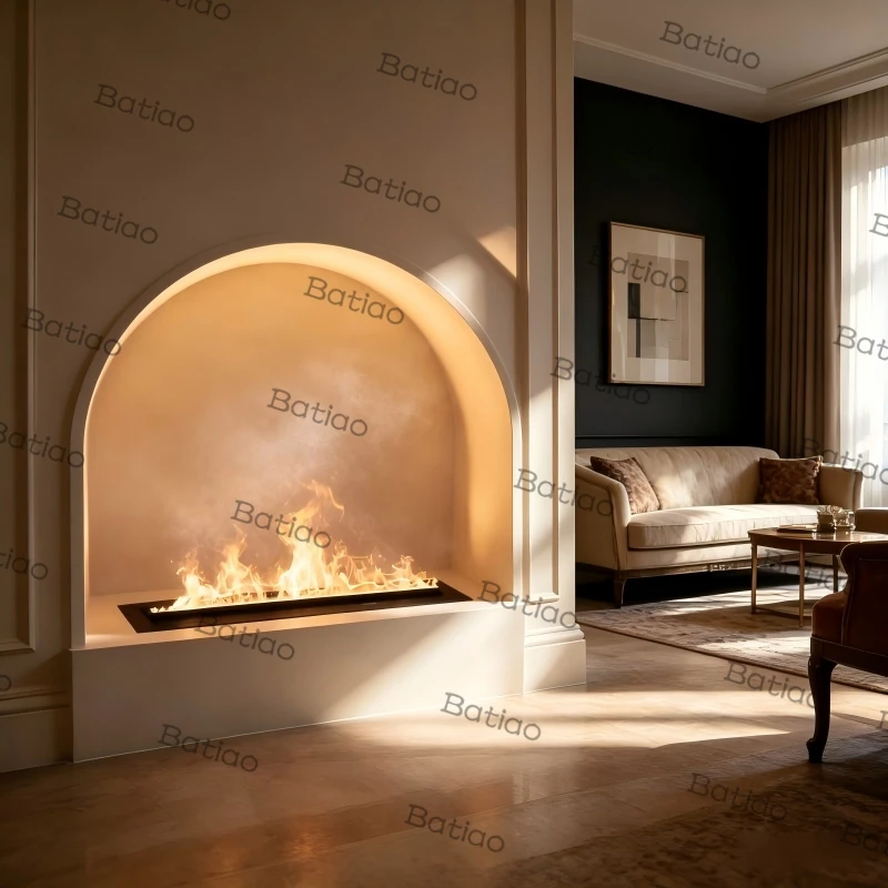 High Efficiency Electric Fireplace Rapid Steam Atomization,3D Flame Effect Humidifier gold mist light flame effect fireplace