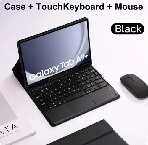 Funda con teclado para tabletas Samsung Galaxy Tab A9 Plus, Funda con teclado desmontable de 11 pulgadas para Samsung Tab A9 + SM-X210N/X216B