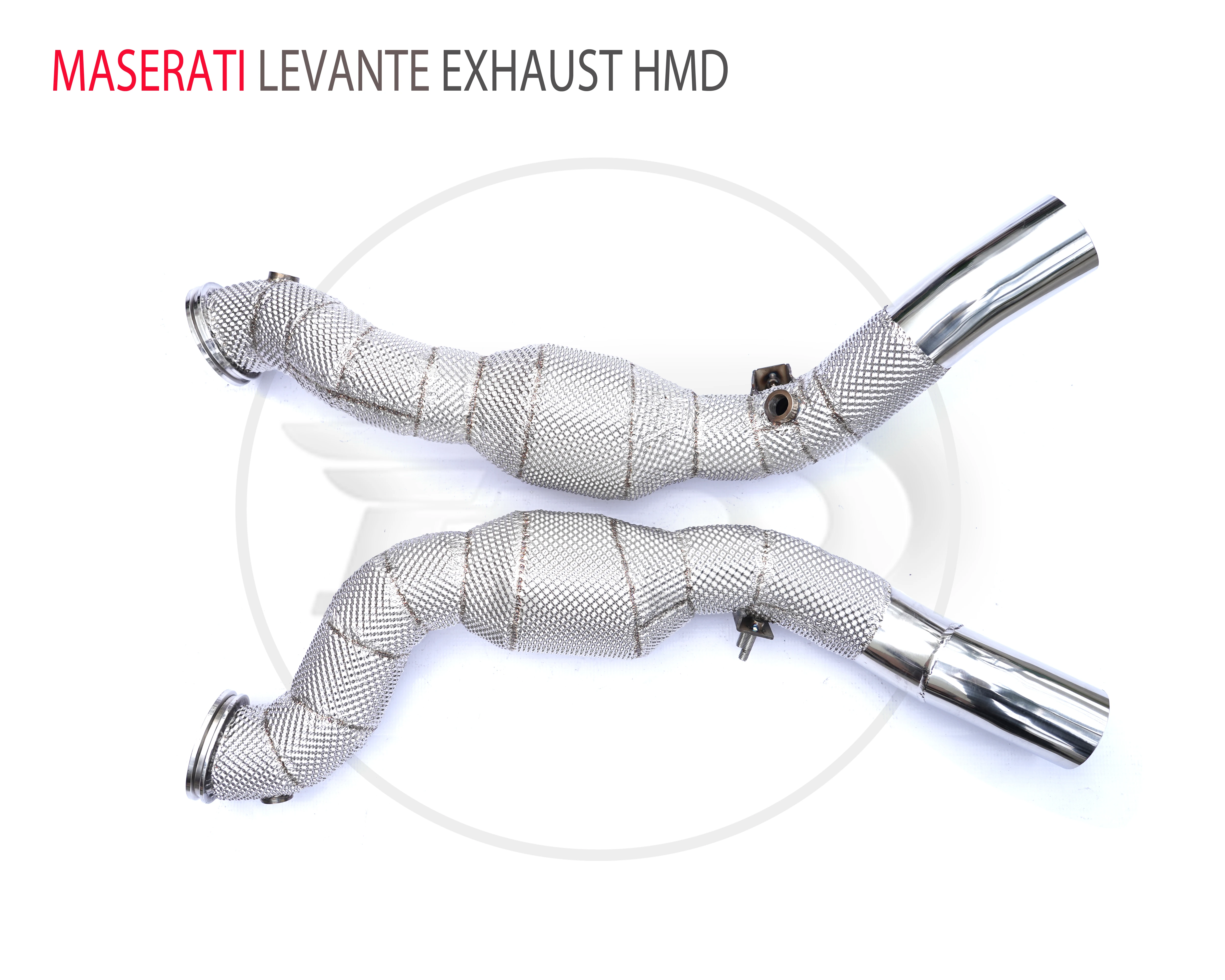 HMD Stainless Steel Exhaust Manifold for Maserati Levante Car Accessories With Catalytic Converter Header Without Cat Pipe