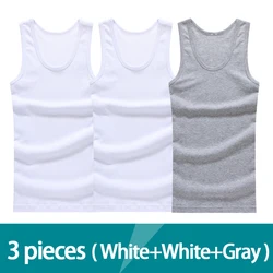 Fashion casual top men's solid color sleeveless vest loose comfortable soft quick drying breathable new vest L-4XL