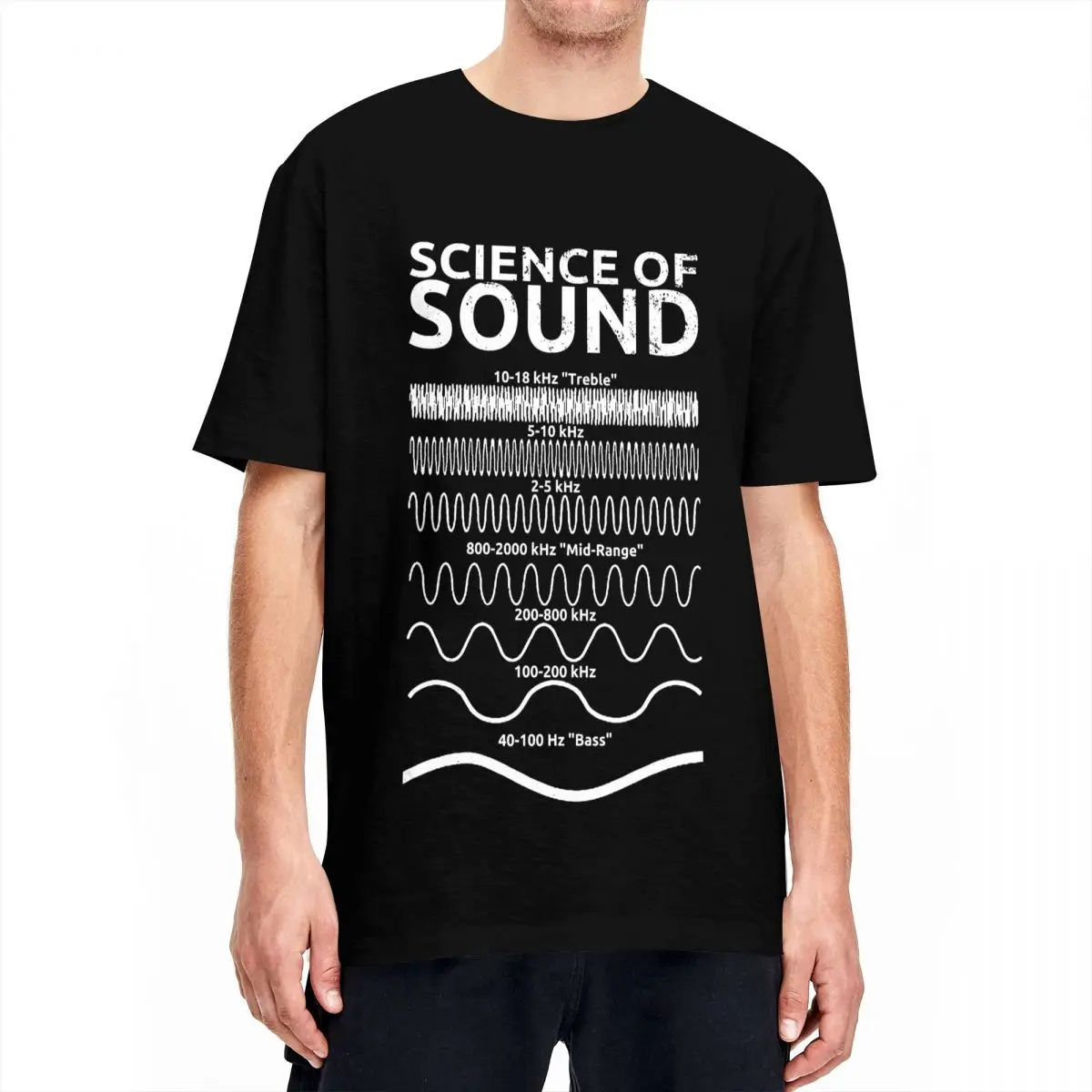 Men Women T Shirt Science Of Sound Engineer T-Shirts Harajuku Audio Engineer Musician Summer Y2K 100% Cotton Tee Shirt