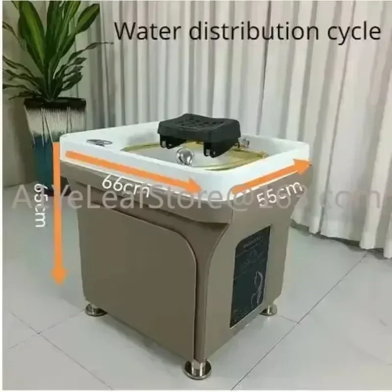 Mobile Shampoo Basin Beauty Salon Ear Cleaning Hair Care Center Health Water Circulation Head Treatment Fumigation Spa Machine