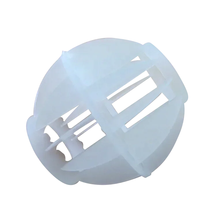 Bola oca poliédrica para embalagem de torre/bola oca de mídia de filtro de embalagem de torre de plástico