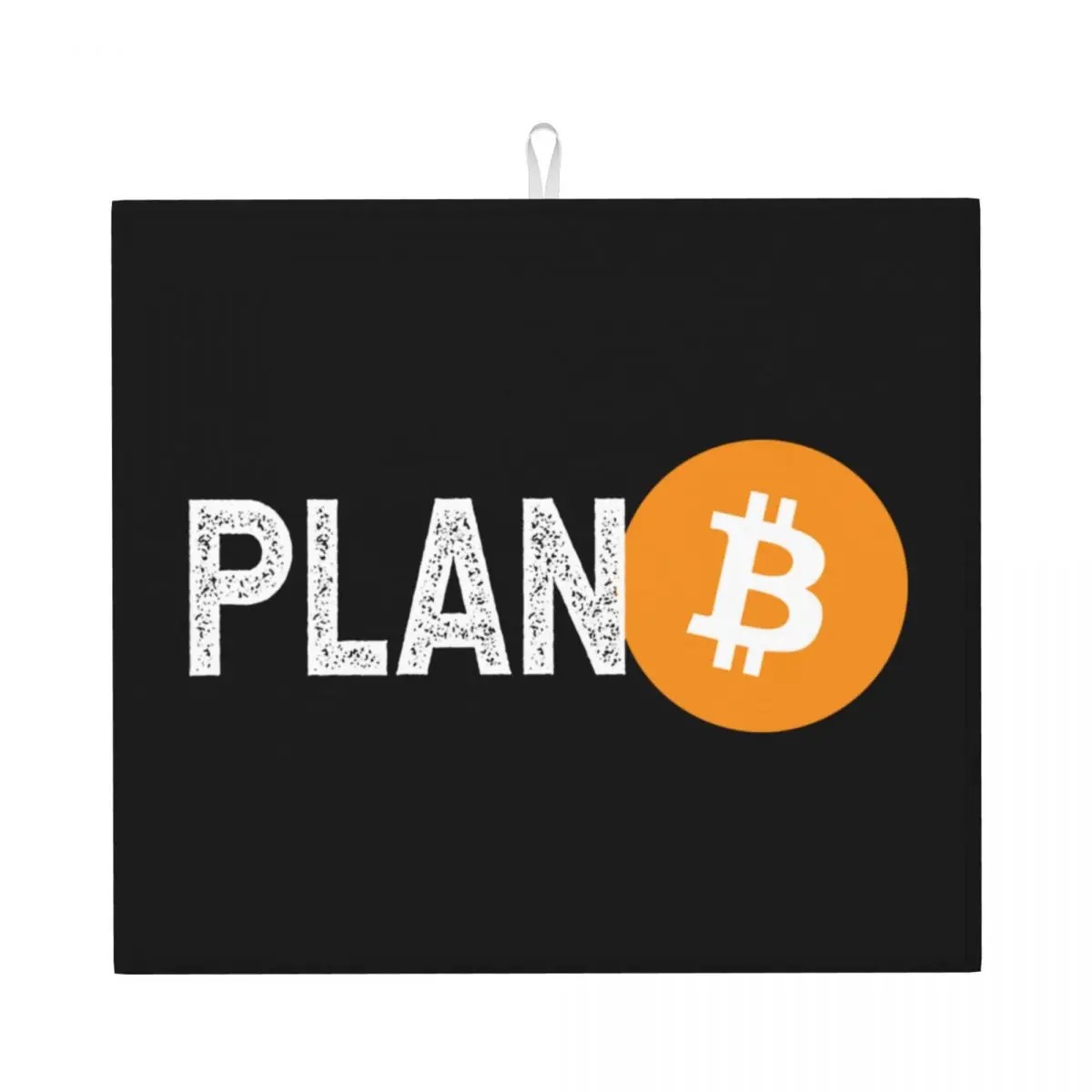 Custom Plan Bitcoin Dish Drying Pad Custom Absorbent Plan B BTC Geek Microfiber Quick Dry Drainer Mats