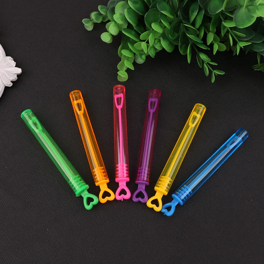 12/24 قطعة زجاجات الصابون الفقاعية الفارغة المحمولة فقاعة تهب صانع رومانسية البلاستيك ألعاب في الهواء الطلق لتزيين حفلة عيد ميلاد