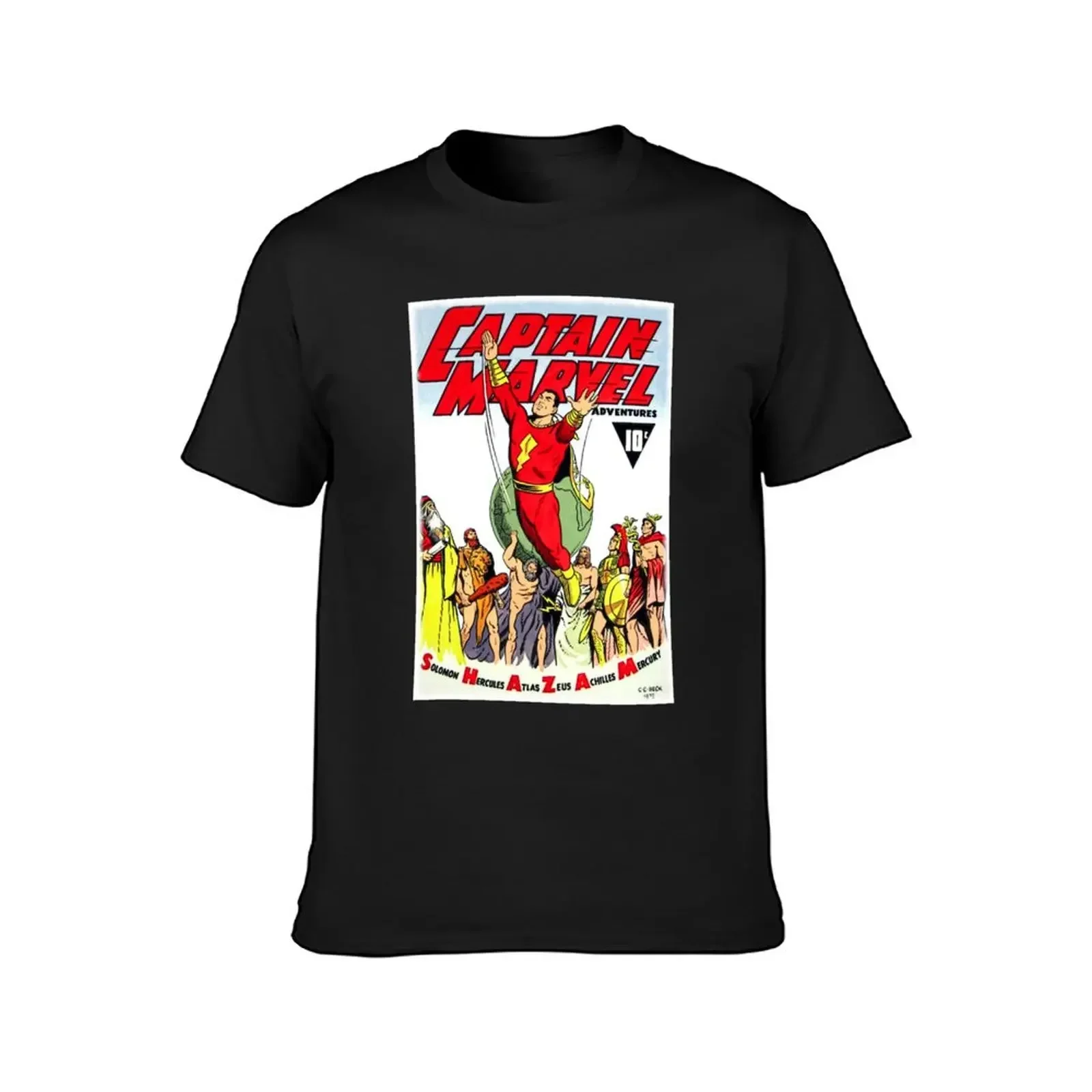 RETRO GOLDEN-AGE COMIC BOOK HERO, MAGIC WORD T-Shirt boys whites oversized Men's cotton t-shirt