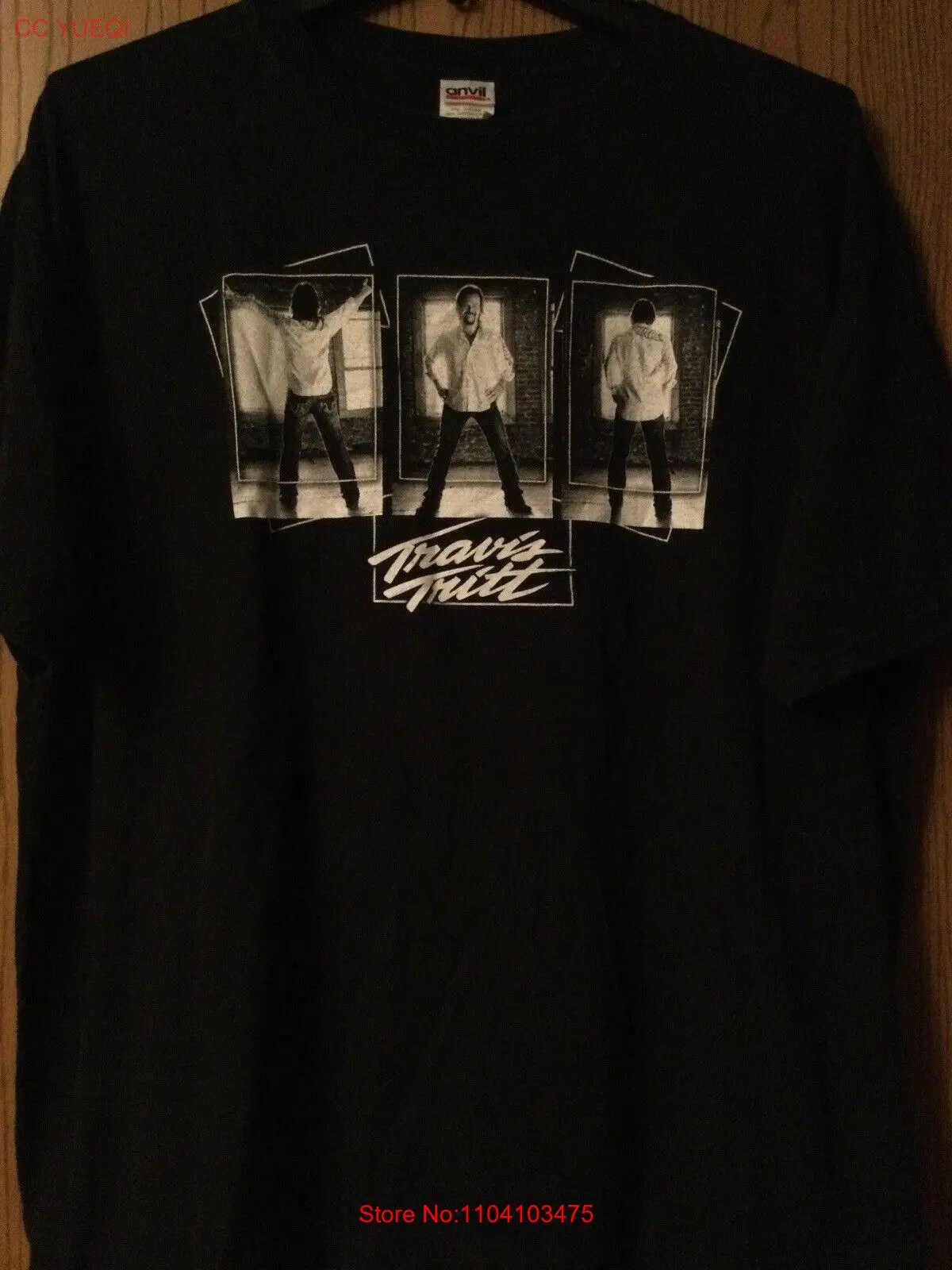 Travis Tritt - “It’s A Great Day To Be Alive” - 2008 Black Shirt - 2XL - Anvil