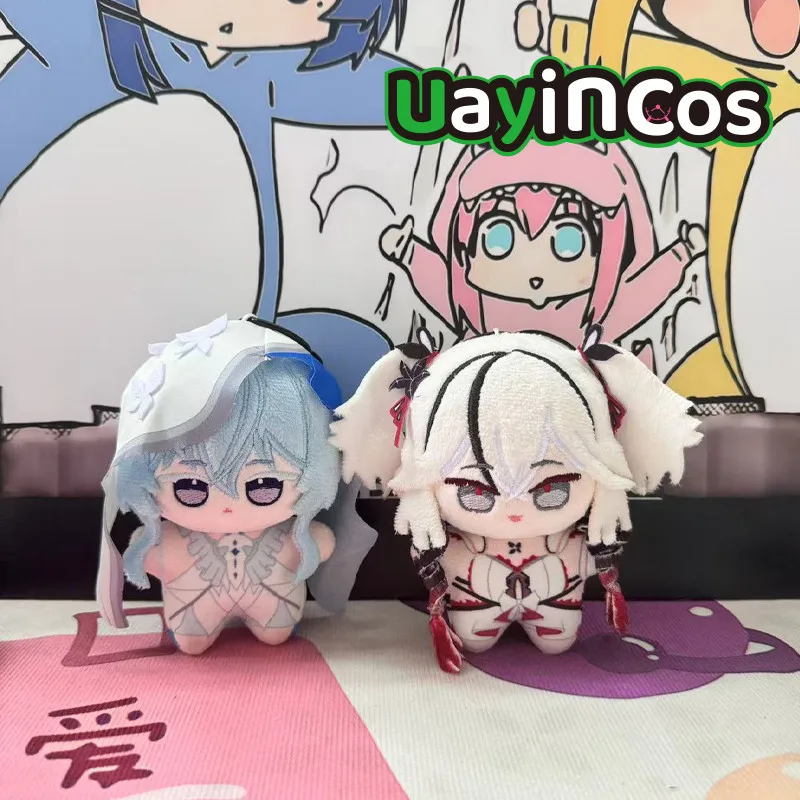 

10 см Wuthering Waves Camellya Jinhsi Changli Shorekeeper, мягкие плюшевые игрушки, плюшевая кукла, одежда, аниме, игра, брелок, сумка, игрушка для детей