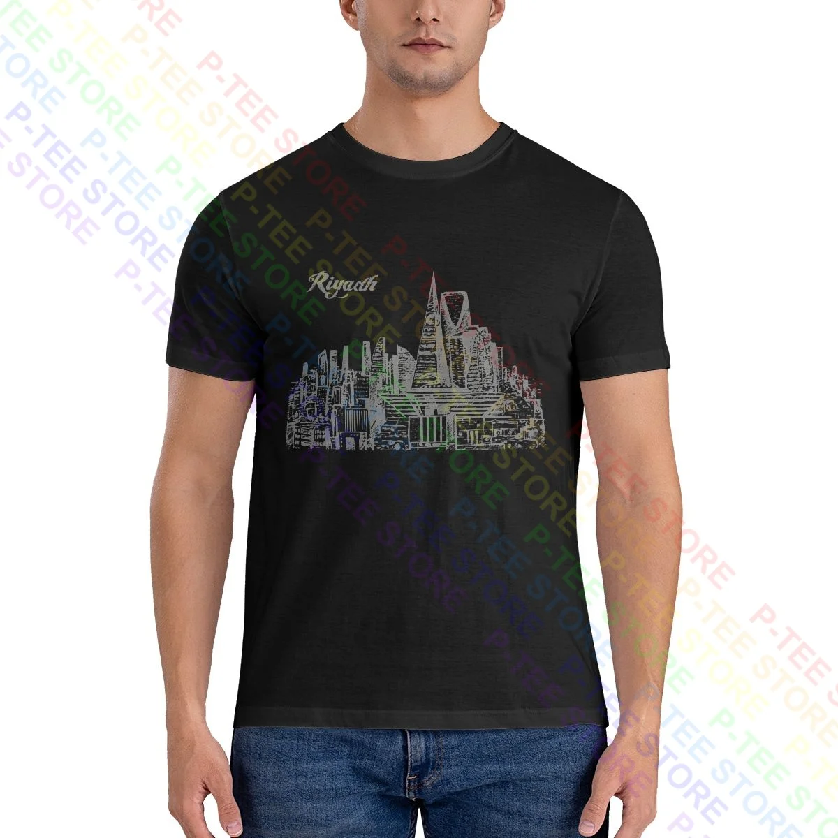 Riyadh Saudi Arabia City Skyline Shirt T-shirt Cute Casual Classic Comfortable Tee