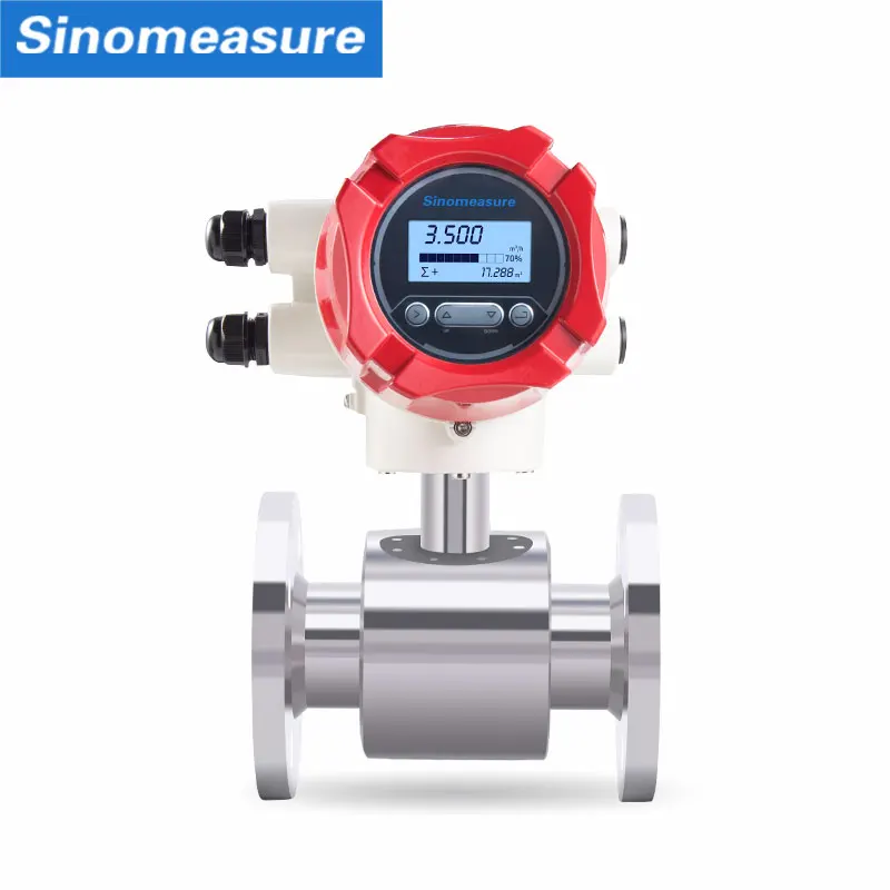 Digital Electronic Magnetic Water Flow Meter With 4-20mA RS485 Output Flowmeter Magnetic For Pvc 16 Pipe