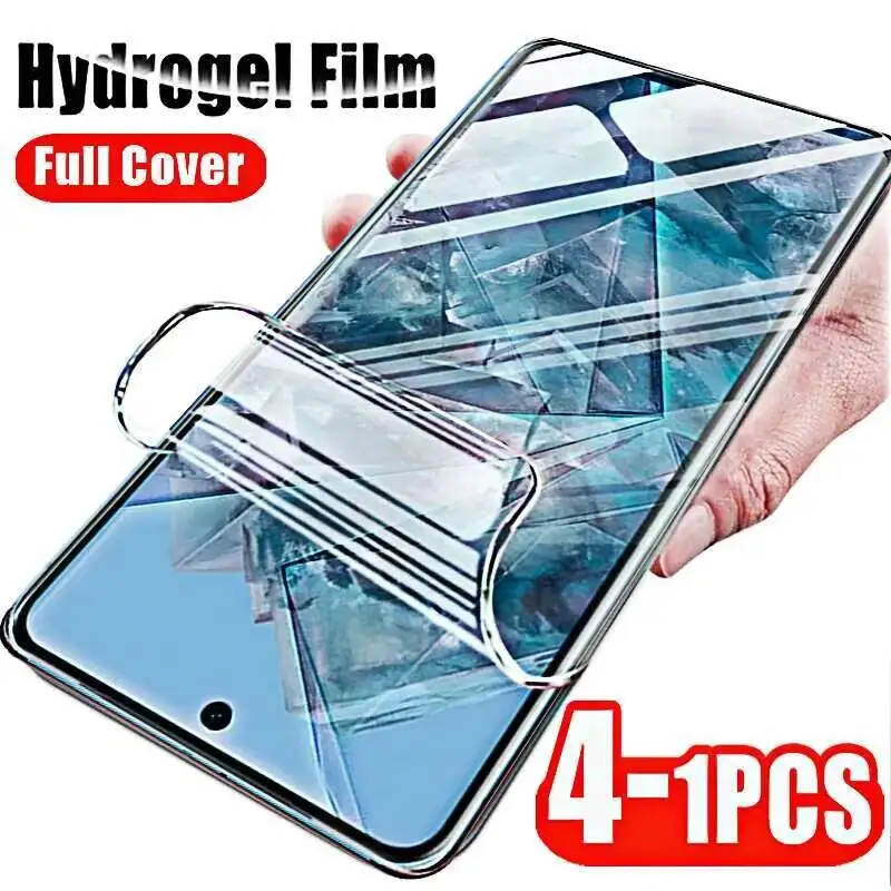 

4-1PCS 999D Cuvred Soft Hydrogel Film For Pixel8 Pixel 8 2023 Screen Protectors On Google 7 6 Pro 7A 6A 5A 4A 5G