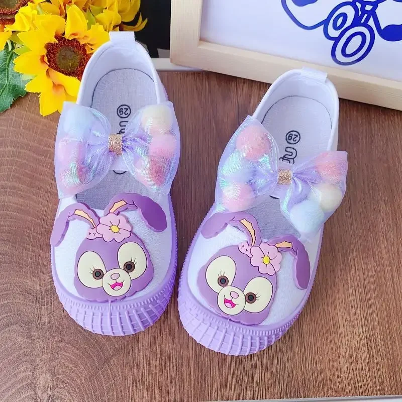 Disney kindergarten breathable children's canvas shoes frozen mickey mouse baby soft soled small white shoes