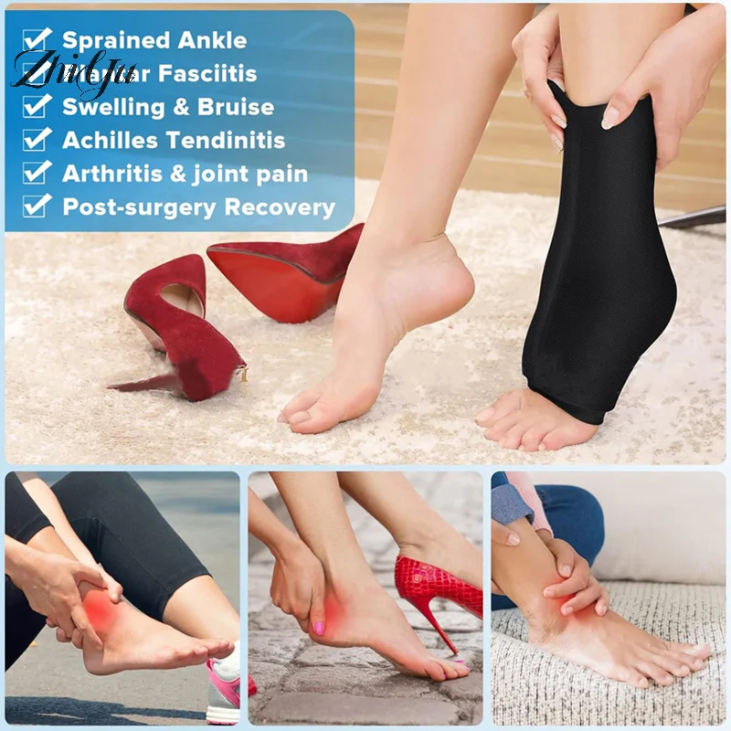 

Reusable Foot Ice Pack Wrap For Plantar Fasciitis Cooling Sock Hot Cold Therapy Gel Foot Pack For Ankle Pain Relief Arthritis