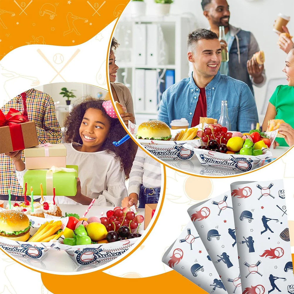 Bandeja de comida de 25 uds., barcos de aperitivos multifunción, contenedores de cartón blanco desechables, Ideal para fiestas, postres, barcos para servir comida