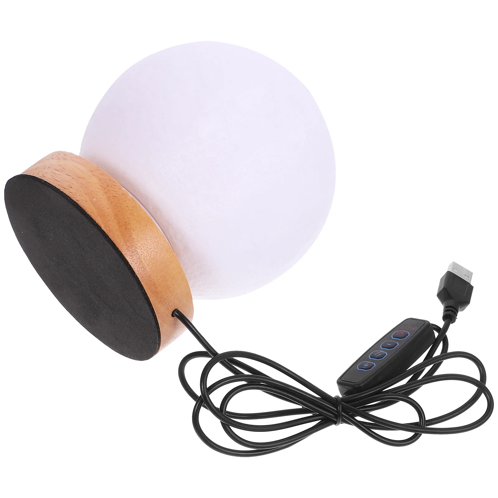 

Rotatable Moon Lamp Led Night Light For Bedroom Usb Powered Aesthetic Room Decorative Warm Light Bedside Lamp