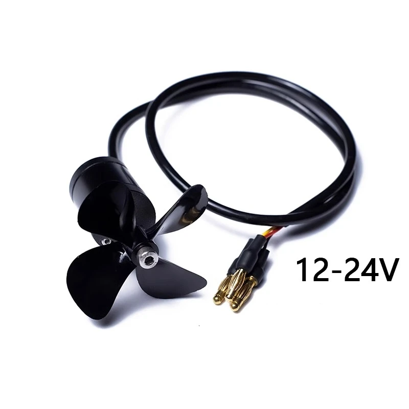 Propulsor submarino sin escobillas serie X1 24V 3-6S 78W, empuje de 1,1 KG para ROV, limpiador de piscinas y barcos modelo, 50 m de profundidad, resistente al agua con