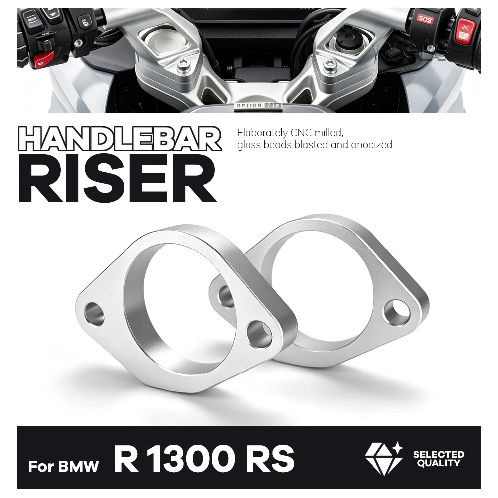 For BMW R1300RS R 1300 RS 2025- Motorcycle Accessories Handlebar Riser Drag Handle Bar Clamp Extend Adapter
