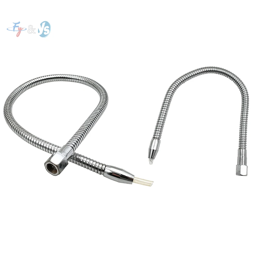 Metal Flexible Round Nozzle Water Oil Cooling Tube,With Rotary Switch,For CNC Machine Water Coolant Hose Pipe,Length 300-700 mm