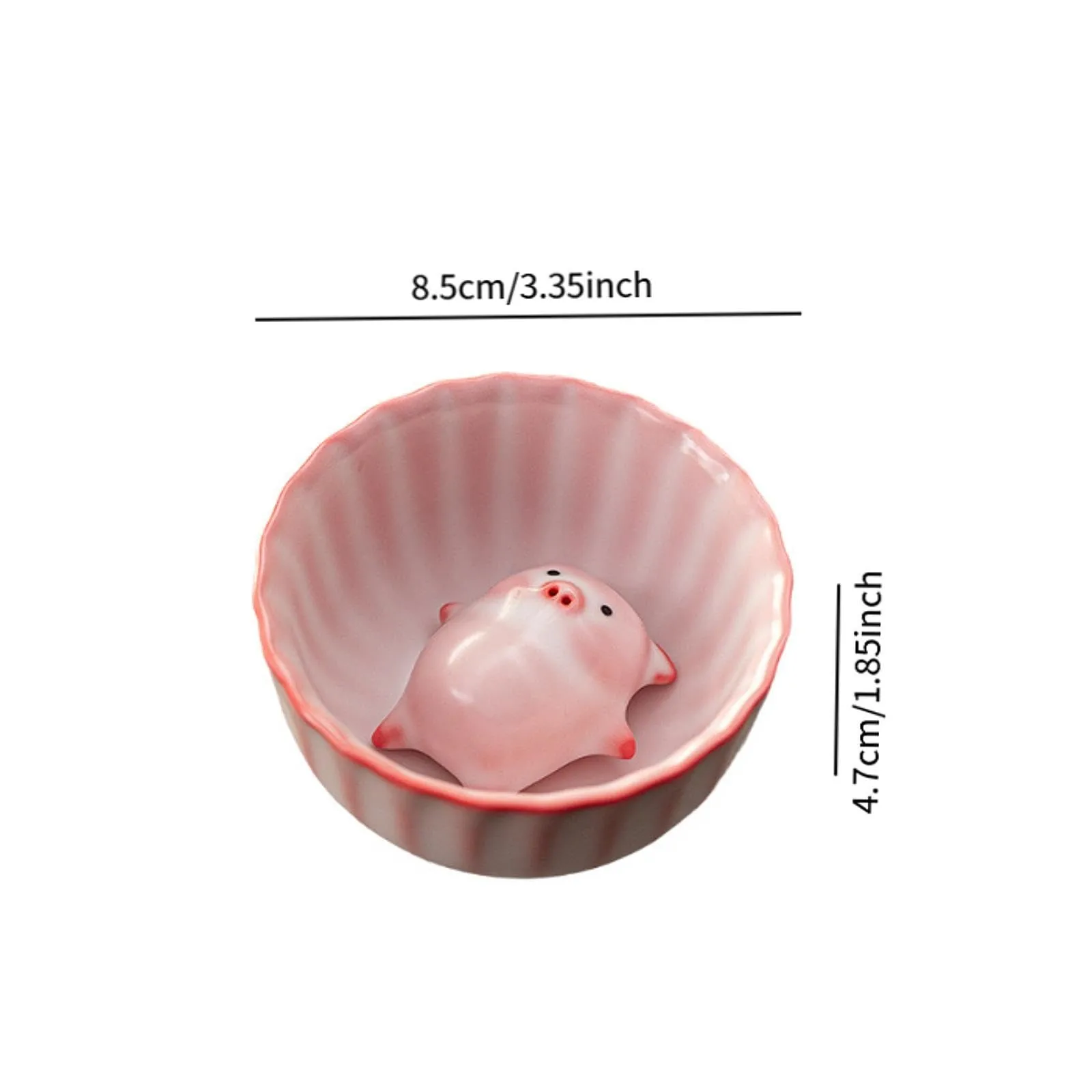 120ml Ceramic Tea Cup Traditional Collection Kung Fu Teacup With Tea Pet Miniature Figurine For Dining Room Decor Unique Gift