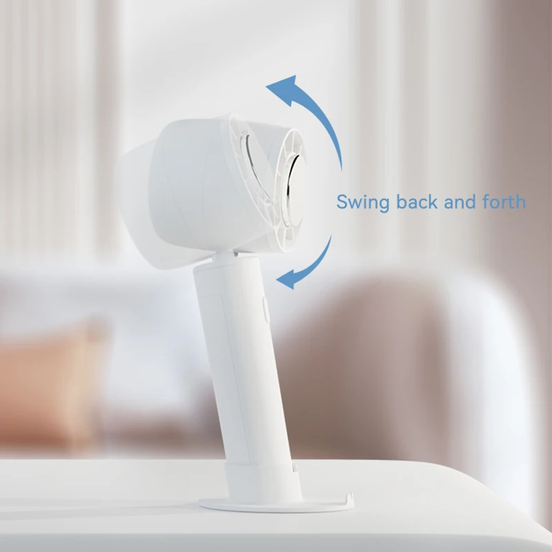 أفضل بيع الصيف مقبض المحمولة مروحة قابلة للشحن الجليد التبريد 100 التروس Topspeed مروحة اليد الصغيرة