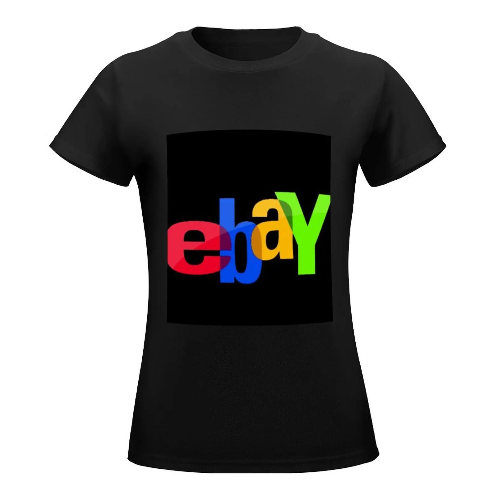 Traditional ebay logo under all these forms .... T-Shirt summer top animal print Blouse anime summer blouses woman 2024