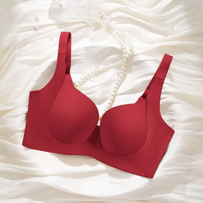 Women's Plus Size Stick On Bra Push Up Brassiere Femme Wireless Bras For Women B C D E F G H I J 70 75 80 85 90 95 100 105