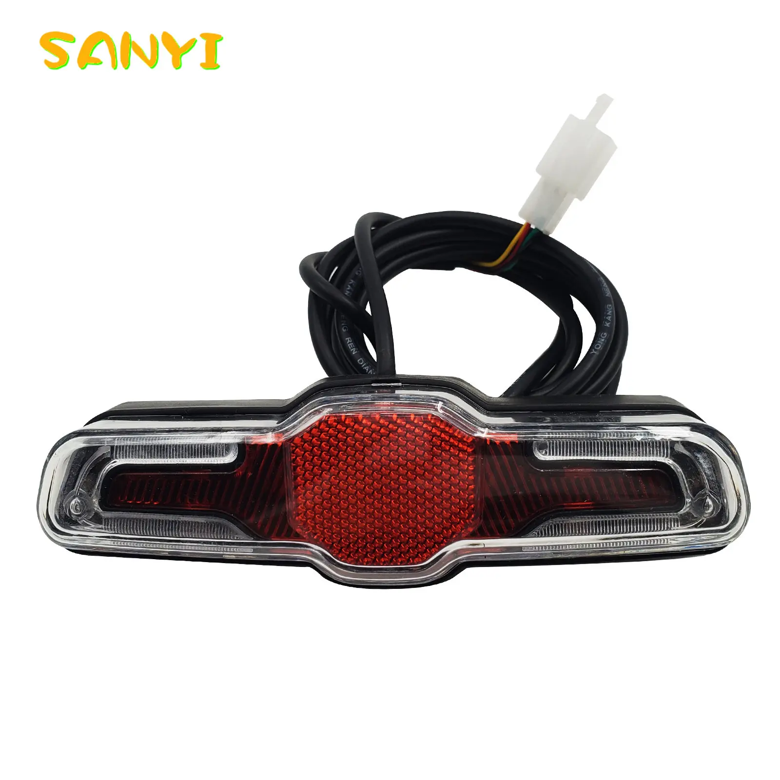 36V 48V Led Achterlicht Turn Licht Night Waarschuwingslampje Voor Citycoco Elektrische Scooter Harley Elektrische Scooter Onderdelen